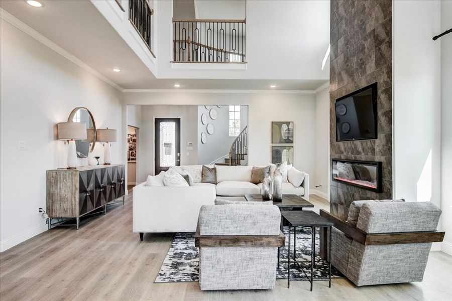 Representative furnished interior of a home built from the Dublin by Sandlin Homes in Lakesong, Midlothian (Image 29). Representative furnished interior of a home built from the Dublin by Sandlin Homes in Lakesong, Midlothian (Image 29).