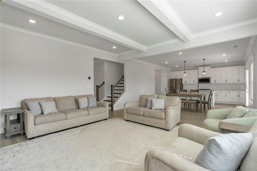 Furnished interior view inside a new home in , Gainesville (Image 37).