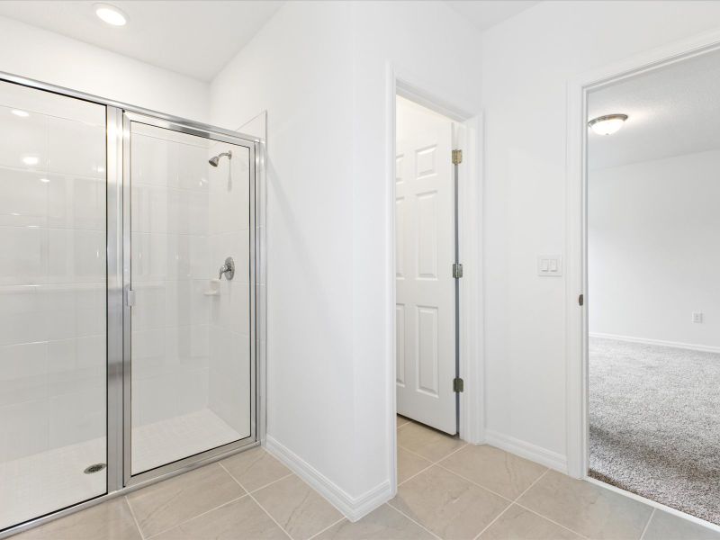 Primary bathroom in the Daphne floorplan at 2343 White Tail Street