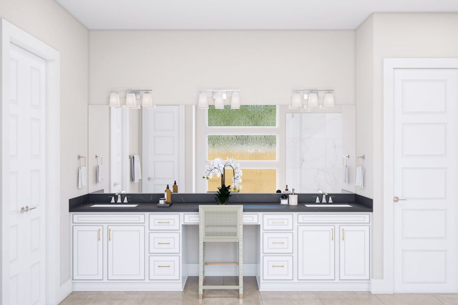 Furnished interior view inside a new home in Harvest Green, Richmond (Image 11).