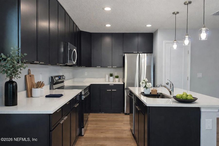 Furnished interior view inside a new home in , Jacksonville (Image 11).
