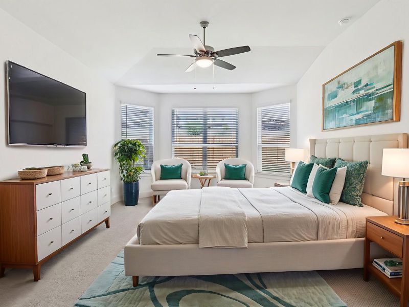 Furnished interior view inside a new home in Sagebrooke - Classic Series, San Antonio (Image 5).