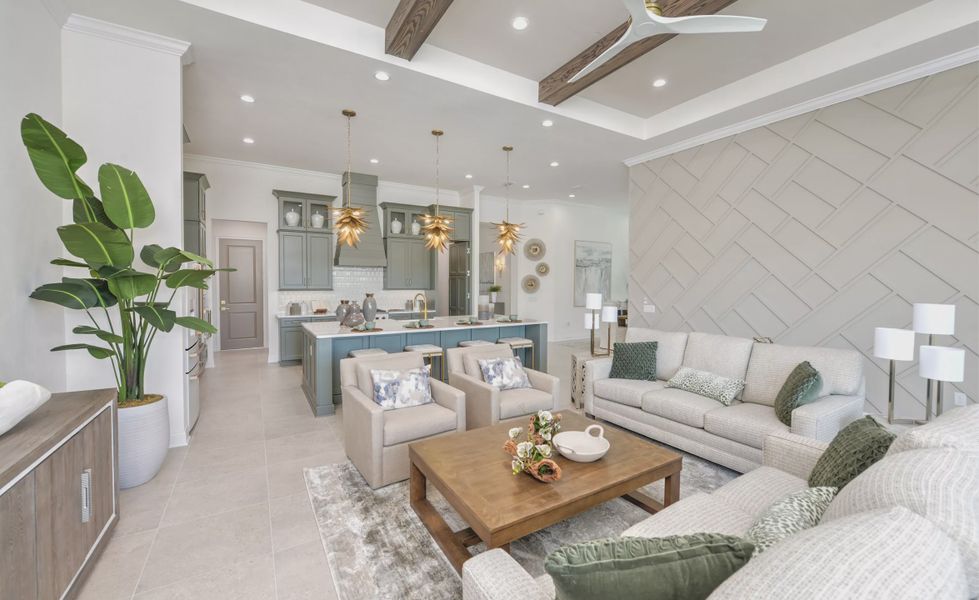 Furnished interior view inside a new home in Oakmont, Gainesville (Image 10).