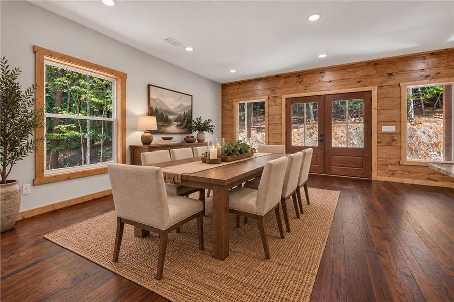 Furnished interior view inside a new home in , Ellijay (Image 14).