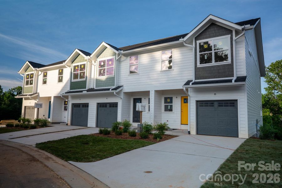 Front exterior of a new home in , Asheville, NC, highlighting curb appeal (Image 2). Front exterior of a new home in , Asheville, NC, highlighting curb appeal (Image 2).