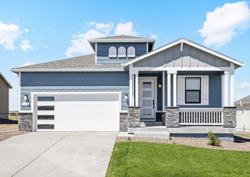 The Aspen is a beautiful one-story floor plan.