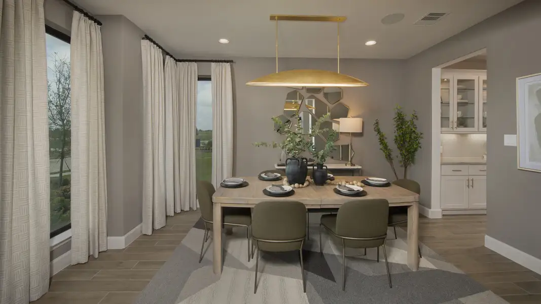 Furnished interior view inside a new home in Meridiana, Manvel (Image 15).