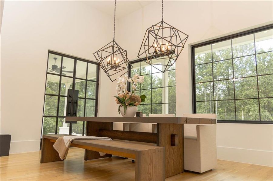 Furnished interior view inside a new home in , Stockbridge (Image 26).