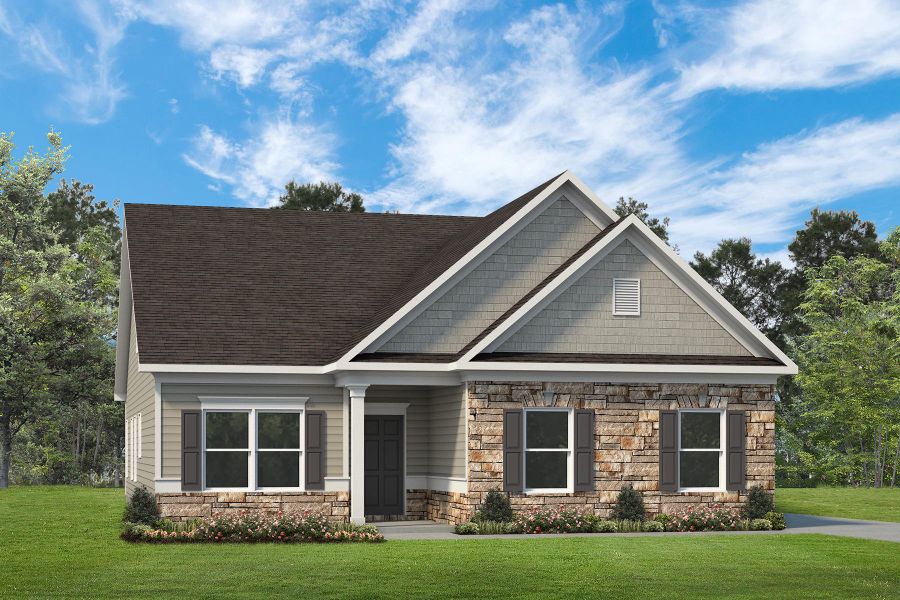 The Telfair E with Side Entry Garage