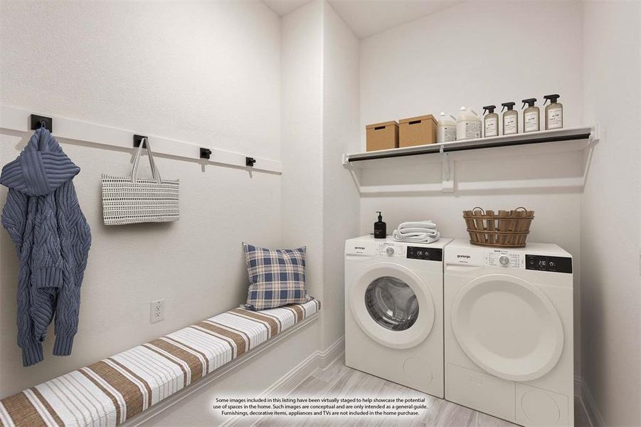 Furnished interior view inside a new home in East Oak Creek 50-55, Commerce (Image 6).