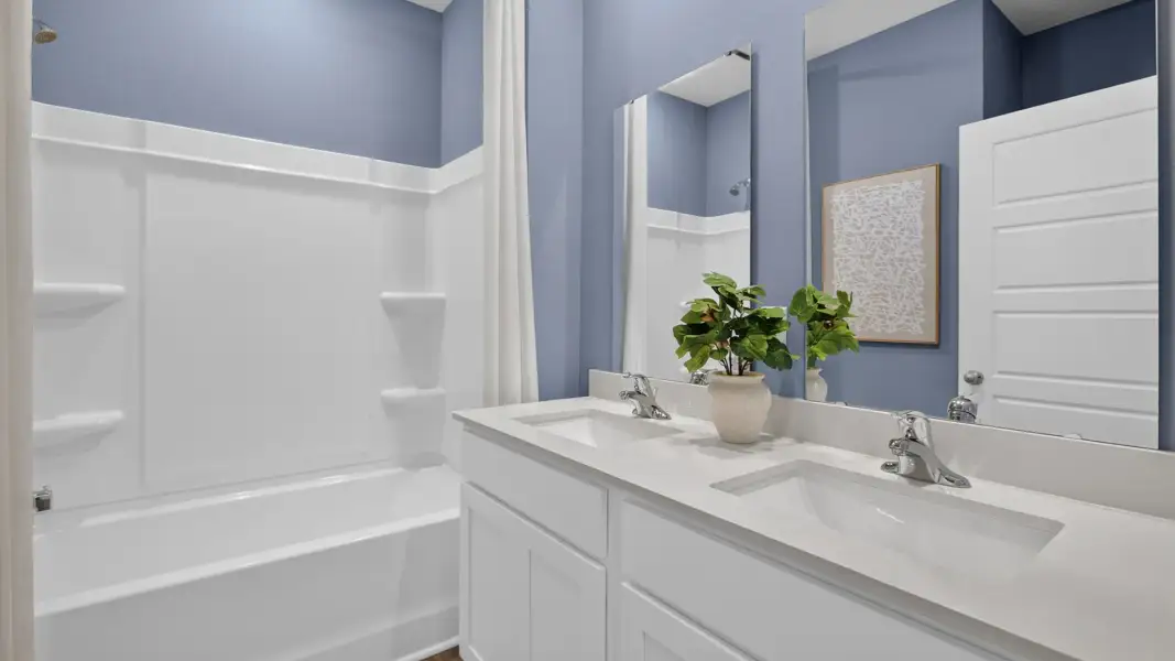 Furnished interior view inside a new home in Copes Landing, Jacksonville (Image 23).