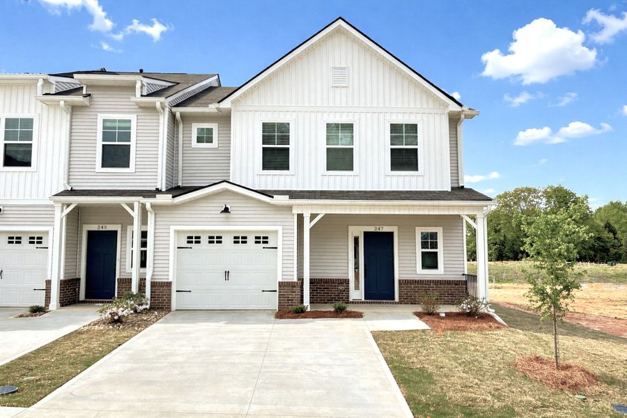 Front exterior of a new home in Miller Park, Greenville, SC, highlighting curb appeal (Image 14). Front exterior of a new home in Miller Park, Greenville, SC, highlighting curb appeal (Image 14).