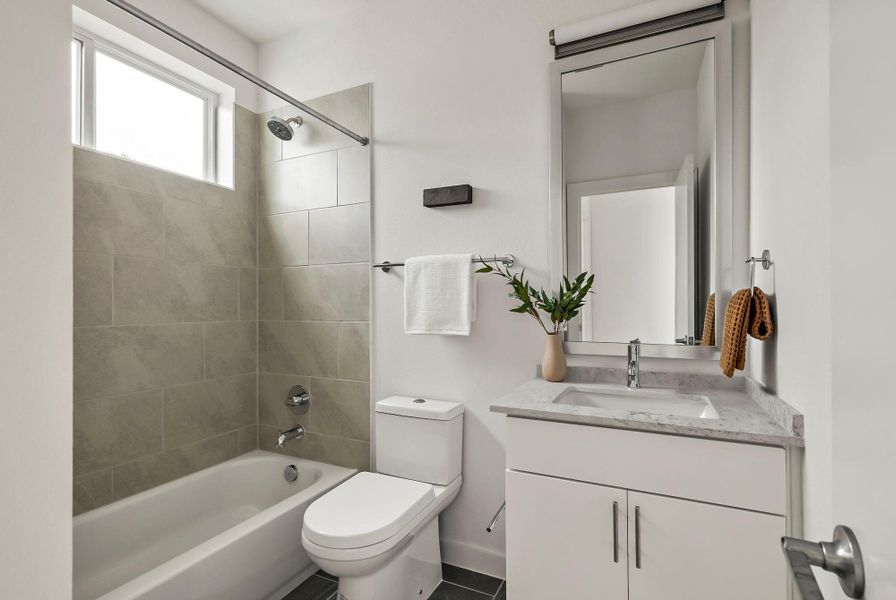 Furnished interior view inside a new home in , Austin (Image 13).