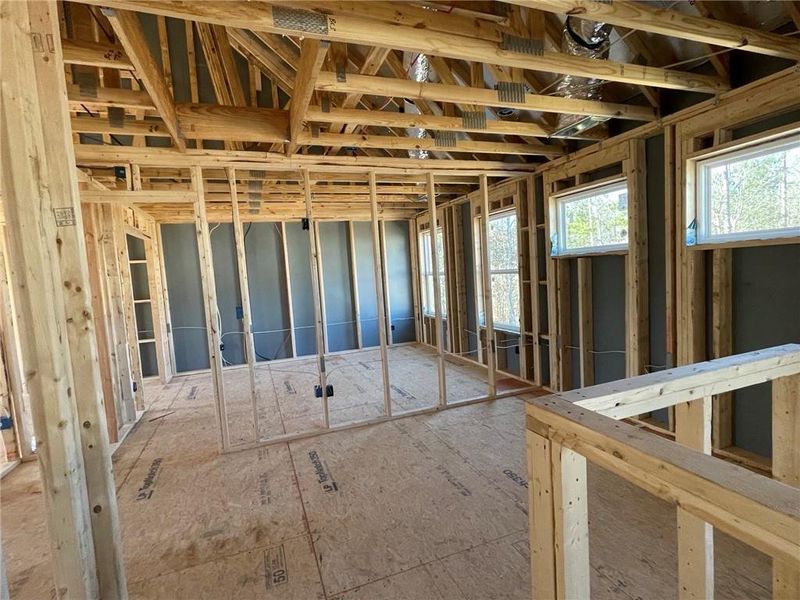 In-progress construction of a new home in Edenglen, Buford, GA (Image 38).