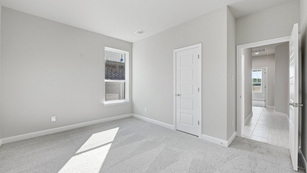Representative unfurnished interior of a home built from the BASSWOOD by D.R. Horton in Treeline, Justin (Image 30).