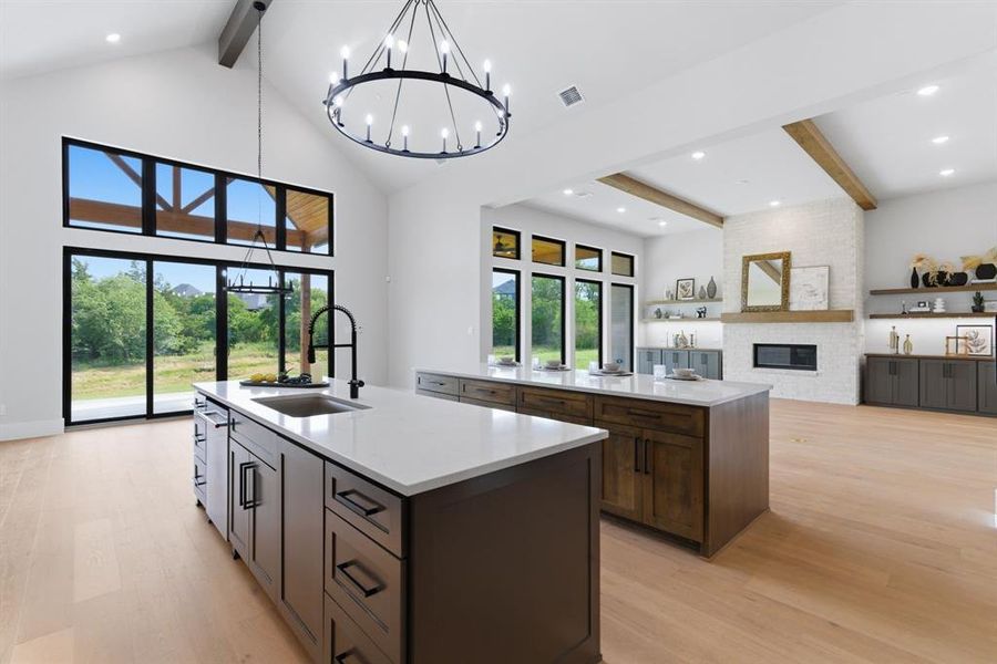 Furnished interior view inside a new home in , Northlake (Image 8).