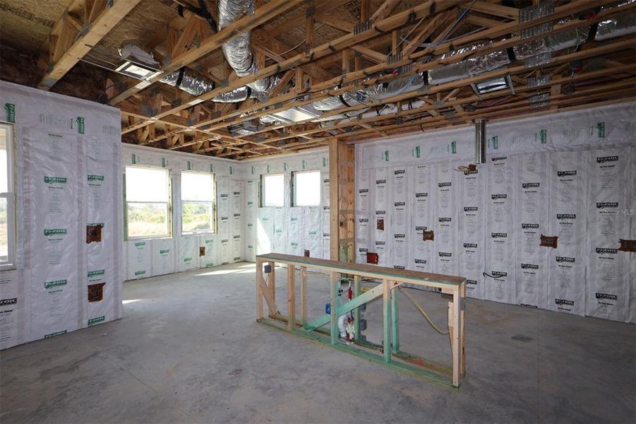In-progress construction of a new home in Persimmon Place – Garden Series, Wesley Chapel, FL (Image 3).