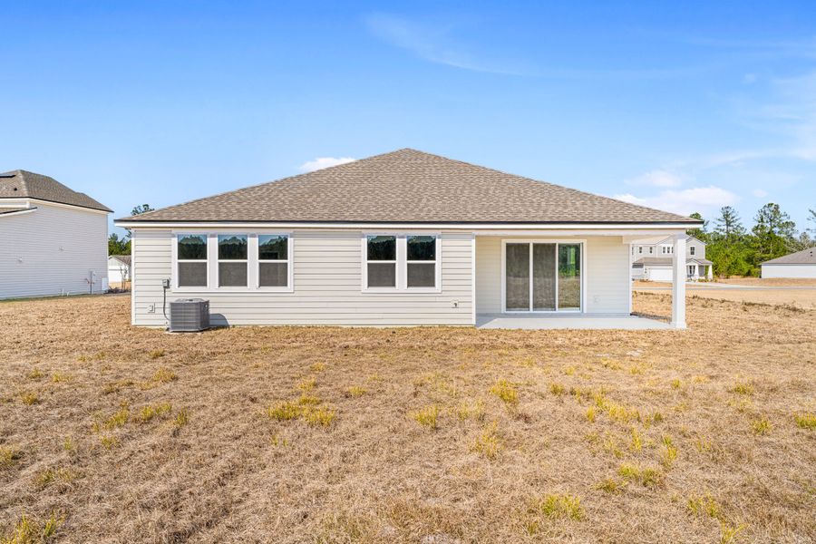 Lot 596 Rear Exterior with Covered Patio at NorthShore