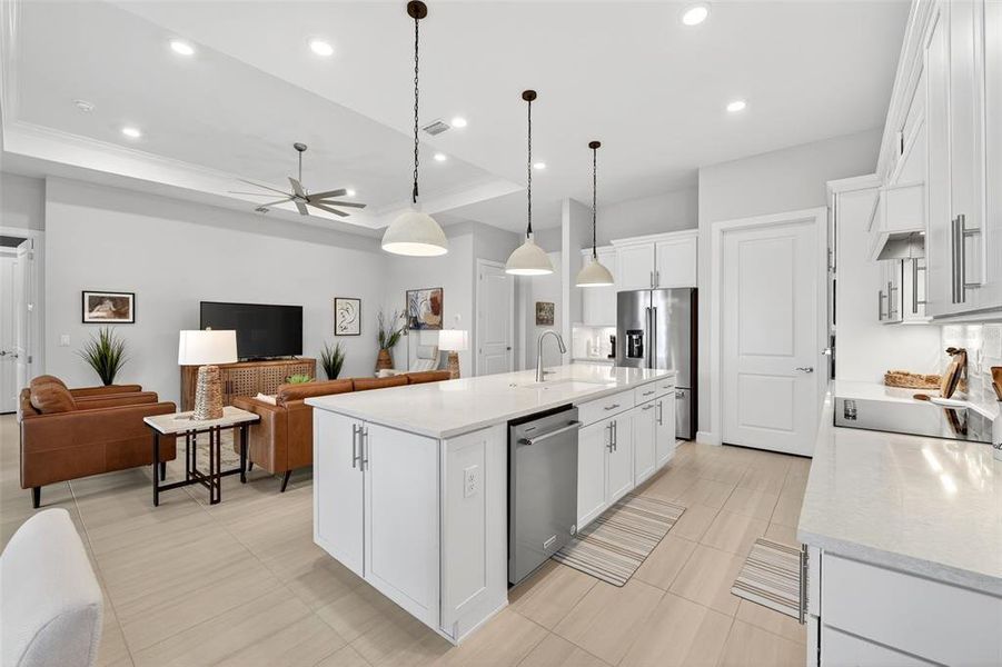 Furnished interior view inside a new home in , Venice (Image 25).