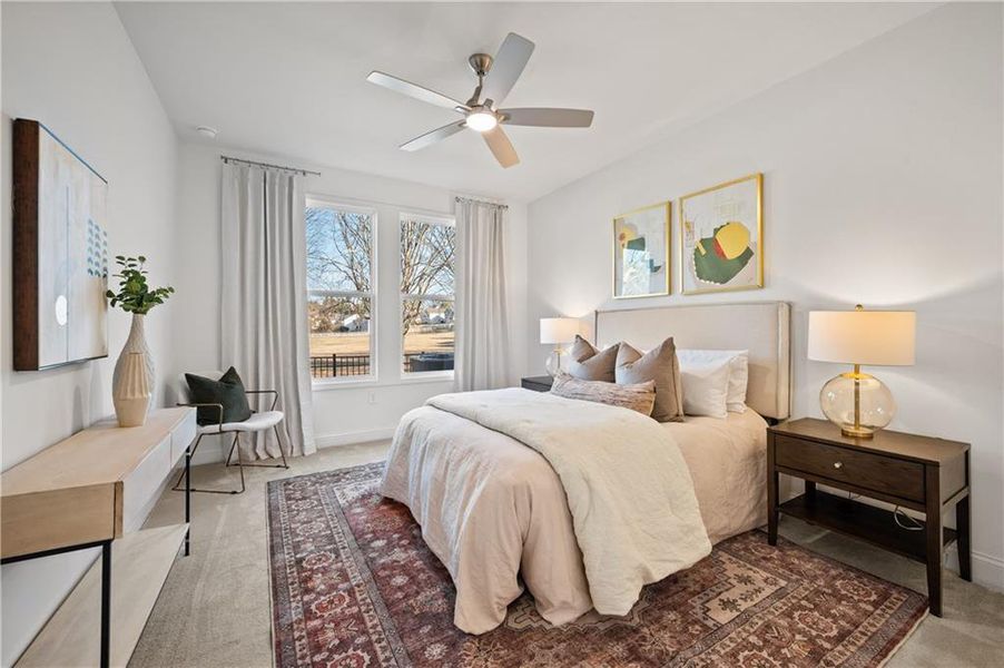 Furnished interior view inside a new home in Harmony Walk, Cartersville (Image 12). Furnished interior view inside a new home in Harmony Walk, Cartersville (Image 12).