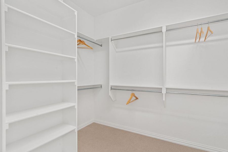 Plan 1534 Main Closet Representative Photo by American Legend Homes