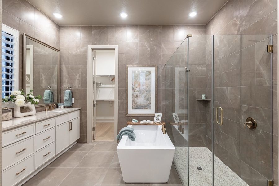 Representative Primary Bathroom - some options shown
