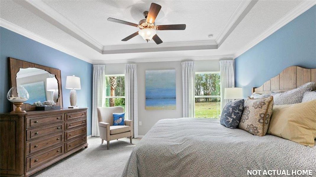 Furnished interior view inside a new home in Sawmill Branch, Palm Coast (Image 27).