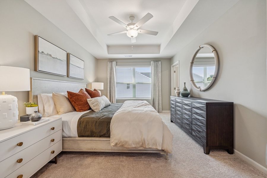 Representative furnished interior of a home built from the Cannalily - Genesis Value Collection by Mungo Homes in Lakeview Village, Charlotte (Image 6).