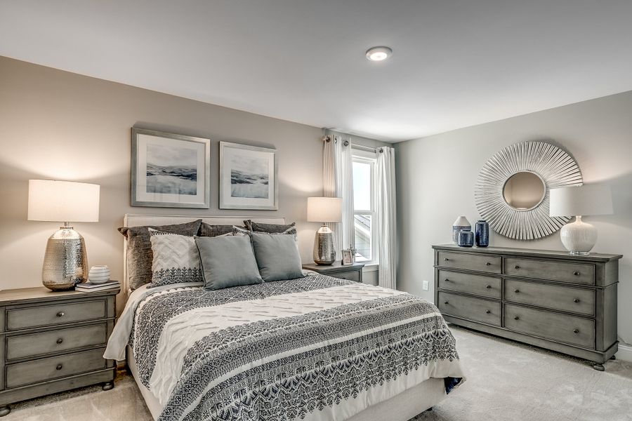 Representative furnished interior of a home built from the Hickory by Beazer Homes in The Groves of Berkeley, Moncks Corner (Image 11).