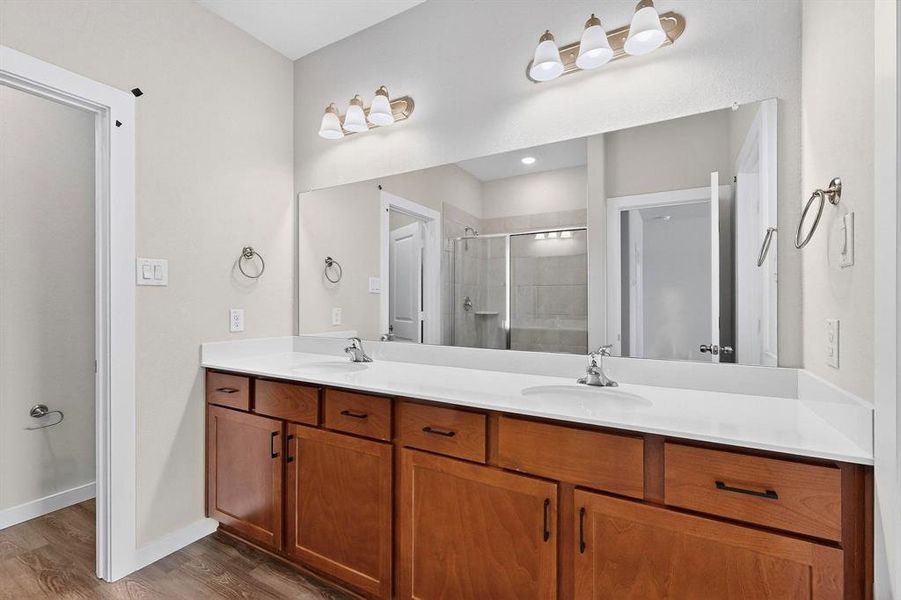 Furnished interior view inside a new home in Solterra Texas, Mesquite (Image 10).