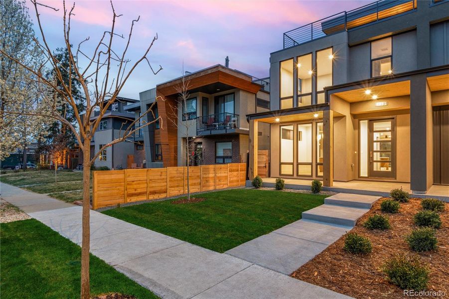 Exterior details and patio area of a home in , Denver (Image 3).