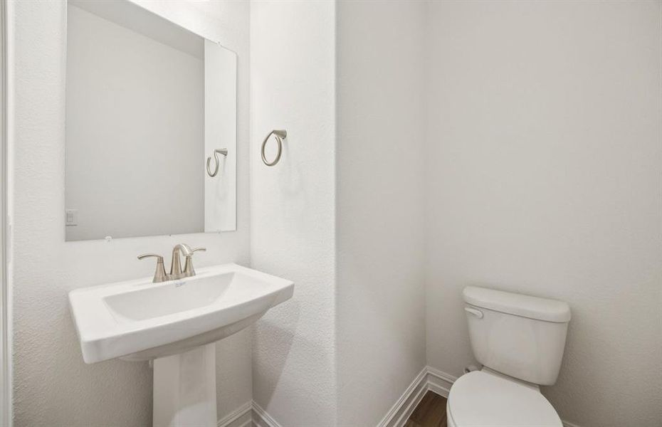 Upgraded secondary bath with elegant finishes *Model representation Upgraded secondary bath with elegant finishes *Model representation