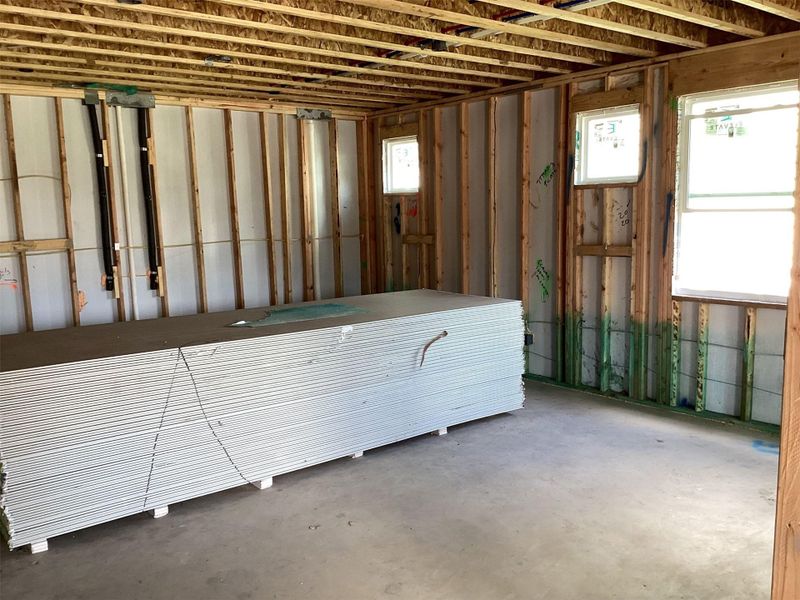 In-progress construction of a new home in Lariat, Liberty Hill, TX (Image 13). In-progress construction of a new home in Lariat, Liberty Hill, TX (Image 13).