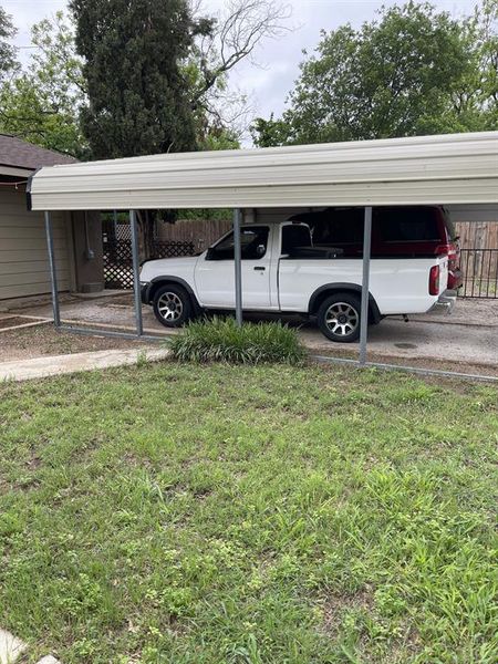 Exterior details and patio area of a home in , Bangs (Image 13).