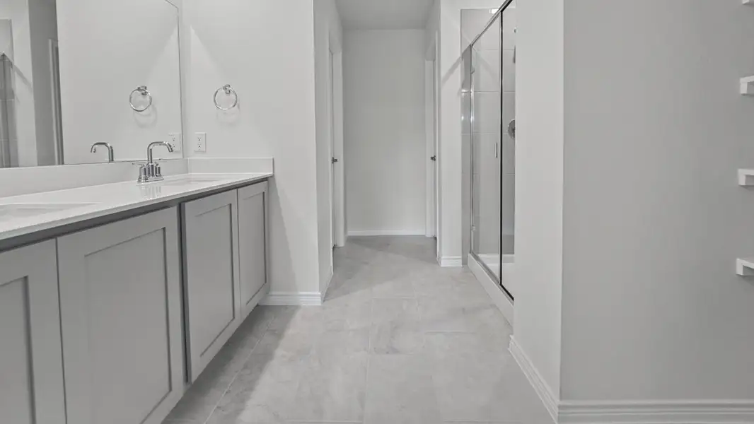Furnished interior view inside a new home in Silverado, Aubrey (Image 4).