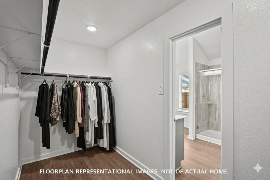 Furnished interior view inside a new home in Marvida, Cypress (Image 12).