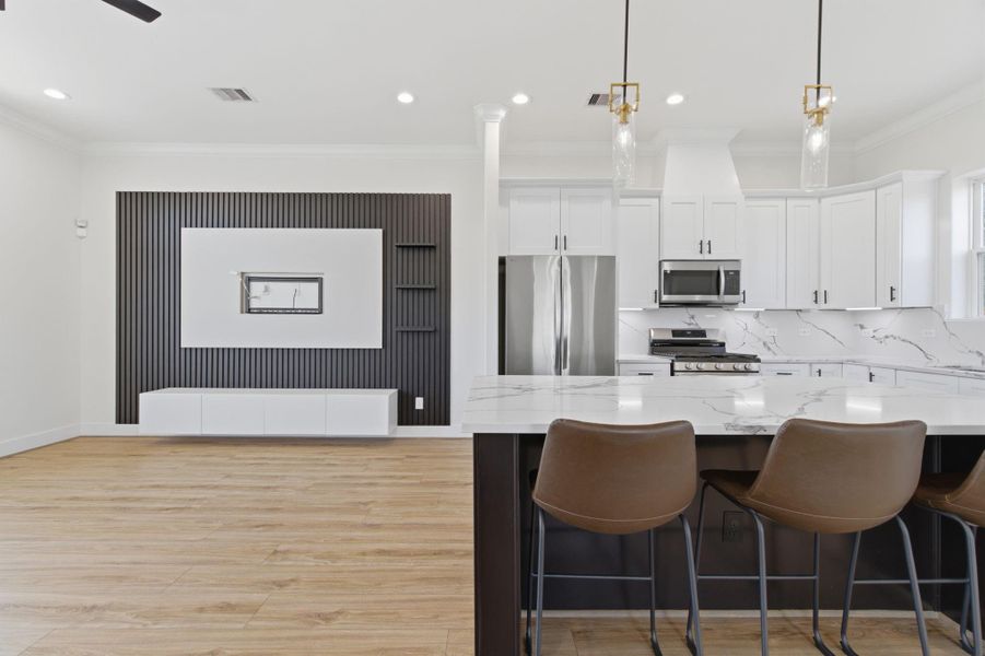 Furnished interior view inside a new home in , Houston (Image 14).