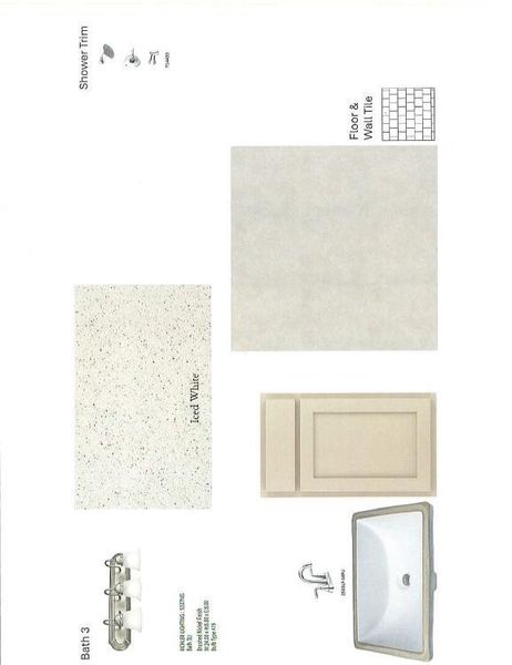 Sample of building materials used in homes in Harvest Green - Final Opportunities, Missouri City (Image 8).