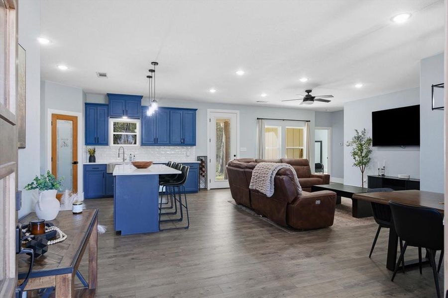 Furnished interior view inside a new home in , Emory (Image 9).
