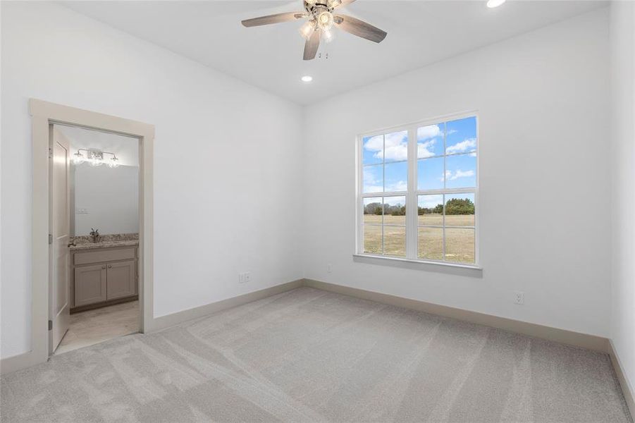 Secondary bedroom with ensuite