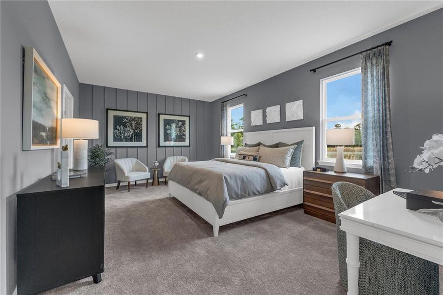 Furnished interior view inside a new home in Green Leaf, West Melbourne (Image 33).