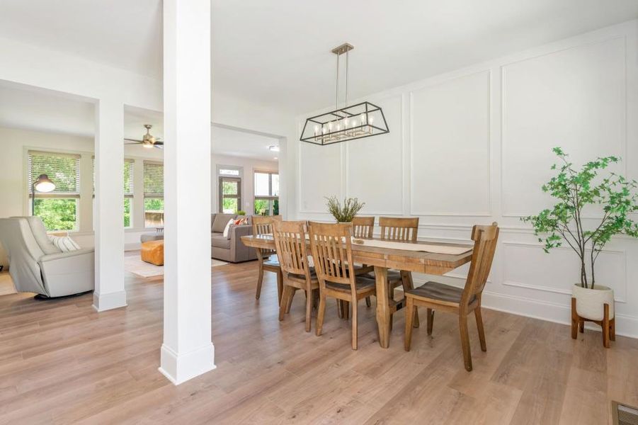 Furnished interior view inside a new home in Liberty Springs, Woodstock (Image 25).