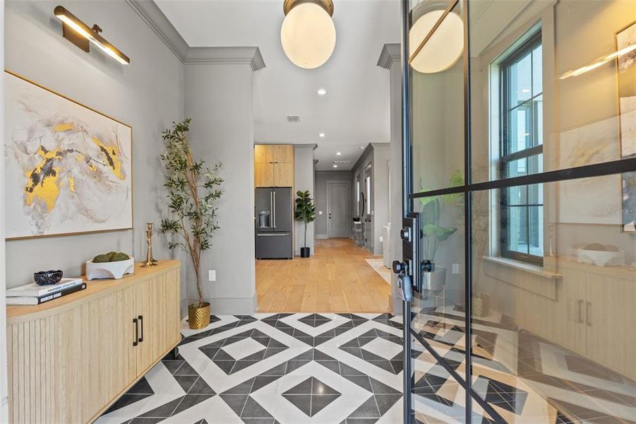 Furnished interior view inside a new home in , Tampa (Image 10).