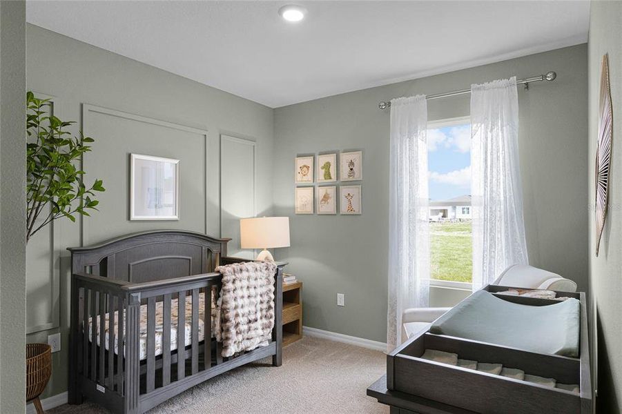 Furnished interior view inside a new home in Wind Meadows South, Bartow (Image 18).