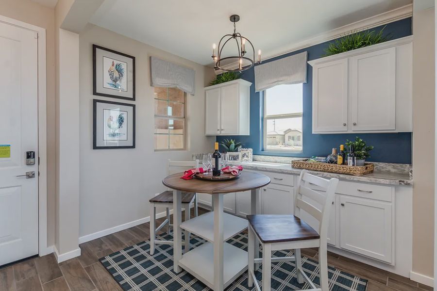 Representative furnished interior of a home built from the Diamond by Elliott Homes in Forté at Granite Vista, Waddell (Image 8).