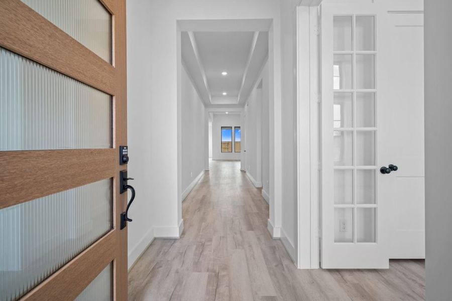 Representative unfurnished interior of a home built from the Alamo by HistoryMaker Homes in Hunters Crossing 60s, Sealy (Image 35). Representative unfurnished interior of a home built from the Alamo by HistoryMaker Homes in Hunters Crossing 60s, Sealy (Image 35).