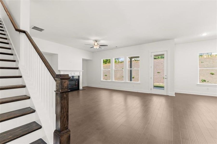 Spacious, unfurnished interior of a new home in Traditions of Braselton, Jefferson (Image 22). Spacious, unfurnished interior of a new home in Traditions of Braselton, Jefferson (Image 22).