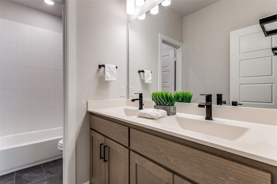 Furnished interior view inside a new home in Mustang Lakes, Celina (Image 16).