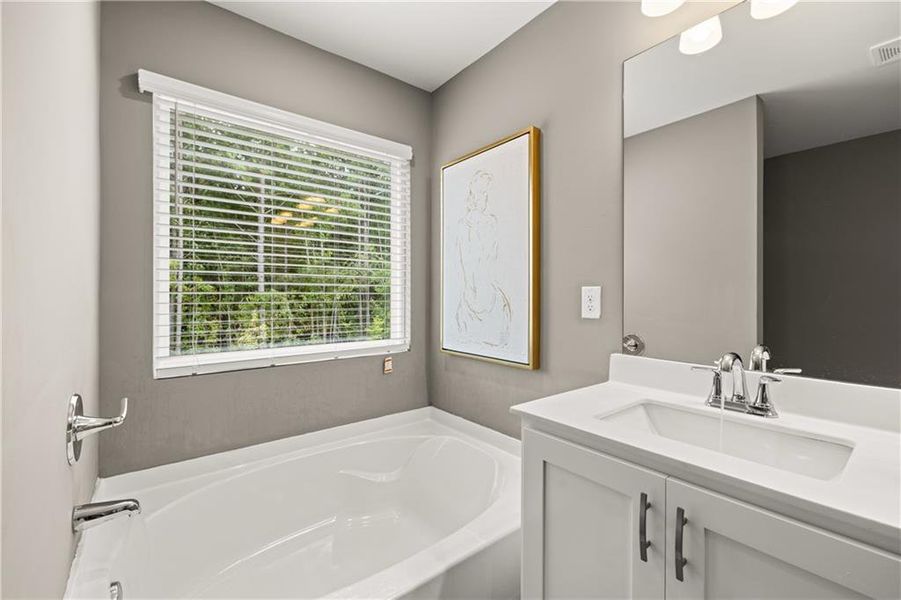 Furnished interior view inside a new home in Walden Park – The Retreat, Jonesboro (Image 38).