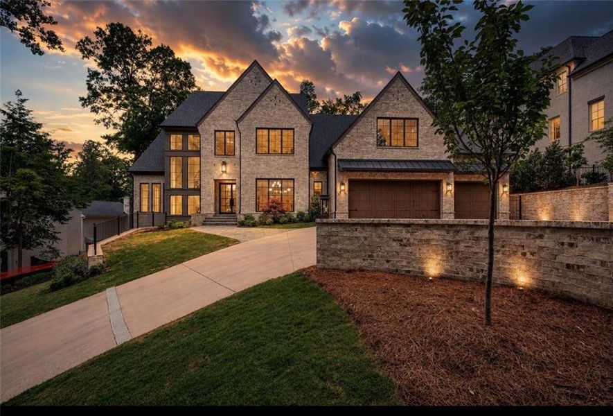Front exterior of a new home in , Atlanta, GA, highlighting curb appeal (Image 2). Front exterior of a new home in , Atlanta, GA, highlighting curb appeal (Image 2).